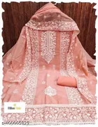 Embroidered Unstitched Suit for Women 