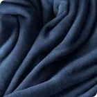 Wool Solid Blanket, Blue 