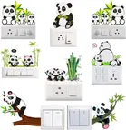 AVV Lazy Panda Switch Board Sticker 8x13cm