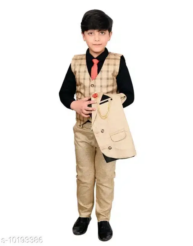 Ethnic Clothing Set for Boys (Multicolor, 12-13 Years)