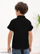 Solid Cotton Blend Kurta Set for Boys 