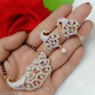 Alloy Mangalsutra with Earrings for Women 