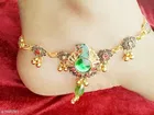 Anklet Multicolor Free Size Anklets & Toe Rings for Women