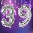Foil Balloon for Birthday Celebration, No. 39 