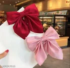 Satin Hair Clips for Women 