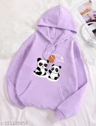 Fleece Hoddie for Women, Lavendar 