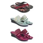 Flats with 2 Pairs Heels for Women 