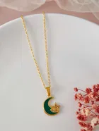 Gold Plated Chain & Pendant for Women & Girls 