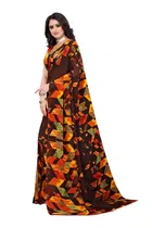 Saree with Unstitched Blouse for Women 
