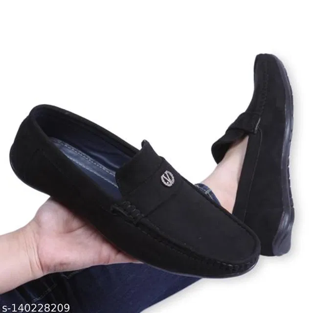 Loafers for Men (Black, 10)