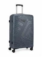 VIP Aristocrat Hard Shell Trolley Bag Set of 3 [Small, Medium & Large] with 360° Spinner 8 Wheels, Blue [20, 24 & 28 Inch]