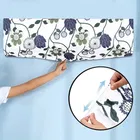 Polyester Elastic Fitted Stretchable Adjustable Printed Cover for 1 & 1.5 ton Split AC 
