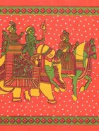 Sanganeri Jaipuri Traditional Printed Double Bed Sheet with 2 Pillow Covers 