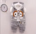 Hosriey Clothing Set for Kids (Grey, 9-12 Months)