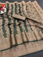 Organza Zari Woven Saree for Women 