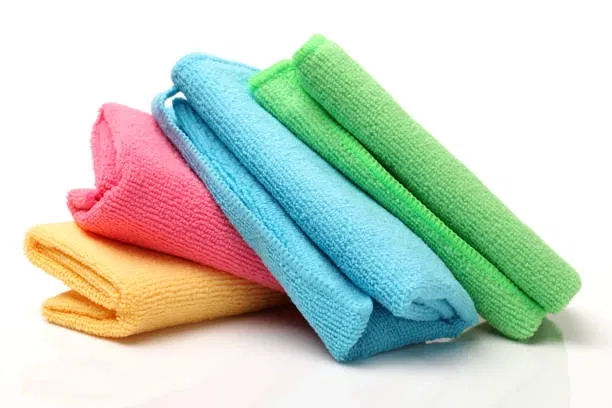 Microfiber Reusable Car Cleaning Cloth (Multicolor, 40x40 cm) (Pack of 4)