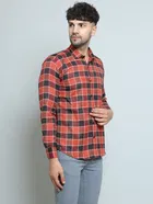 Full Sleeves Checked Shirt for Men 