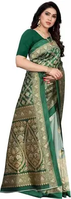 SVB प्रिंटेड साड़ी फॉर वीमेन 