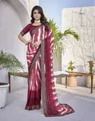 Georgette Printed Saree for Women 