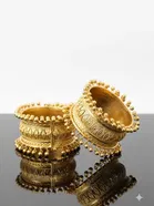 Samridhi Princess Viral Golden Bangle Pack of 2
