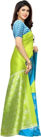Art Silk Printed Saree for Women 