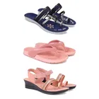 Combo of Flats with Slippers & Sandals for Women 