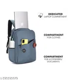 Polyester Backpack Bag, Blue