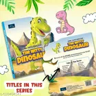 The Witty Dinosaur – Animal Shaped Story Board Book for Kids | Thick Durable Board Pages | Early Learning Story Book for Toddlers and Preschoolers | Fun Dinosaur Storytelling, Vocabulary Building & Brain Development