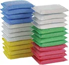 Scratch Proof Kitchen Utensil Scrubber Pads (Multicolor, Pack of 24)