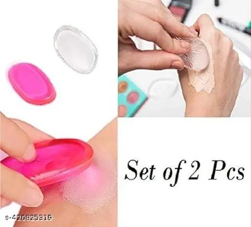 Silicone Makeup Blenders (Multicolor, Pack of 2)