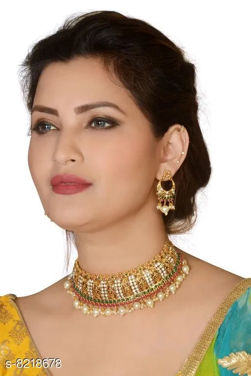 Stylish Jewellery Sets for Women (Green, Free Size)