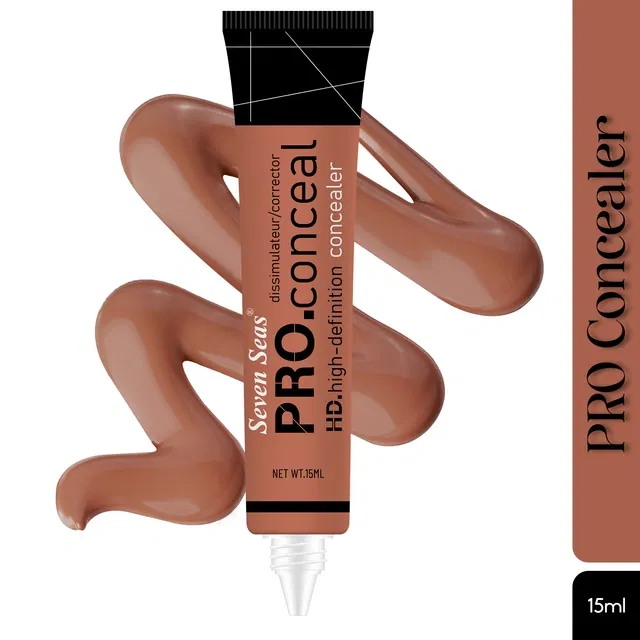 Seven Seas Pro HD High Definition Concealer, Tawny (15 ml)