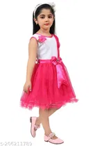 Cotton Blend Frock for Girls 
