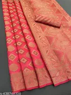 Organza Zari Woven Saree for Women 