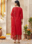 Solid Acrylic Kurta Set for Women 
