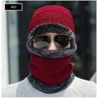Woolen Cap with Neck Warmer for Men 