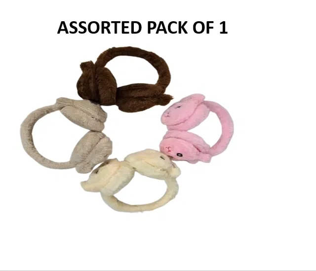 Fur Earmuffs for Girls (Assorted, Pack of 1)
