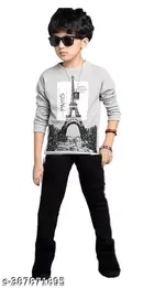 Cotton Clothing Set for Boys, Multicolour 