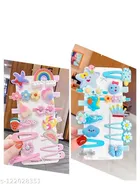 Rubber Hair Clips for Girls (Multicolor, Pack of 28)