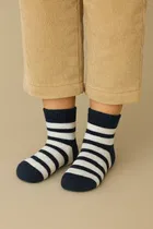 Cotton Spandex Ankle Length Anti Skid Socks for Kids 