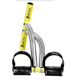 Stainless Steel Tummy Trimmers With resistance bands for Home Workout, Yellow & Blue