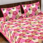 Cotton Queen Bedsheet with 2 Pillow Cover 