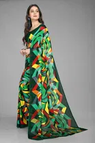 Trendy Georgette Saree with Blouse Piece For Women 