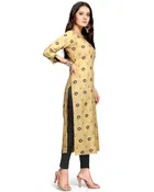 Rayon Printed Kurti for Women 