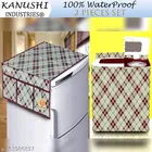 KANUSHI Industries® Fridge Covers / Refrigerator Cover +1 Pc Top Load Semi Automatic Washing Machine Cover 