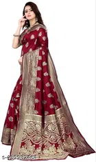 Banarasi Silk Zari Woven Saree for Women 