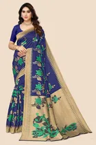Mysore Silk Printed Saree for Women 