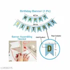 1st  Happy Birthday Balloon Decoration,Blue,Set Of 1