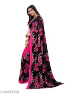 Georgette Abstract Saree for Women 