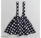 Crepe Half Sleeves Top & Bottom with Headband Clothing Set for Girls 